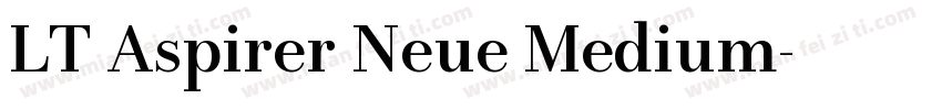 LT Aspirer Neue Medium字体转换